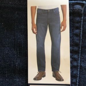 Jeans mens new waist 34” x 30” inseam Chaps slim straight 99% cotton stretch